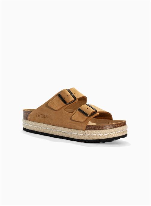Bayton Mules en cuir suédé ATLAS femme marron
