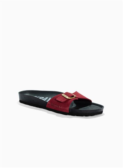 Bayton Mules en cuir suédé ZEPHYR femme bordeaux