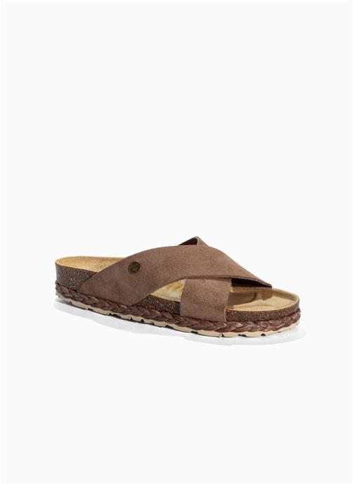 Bayton Mules en cuir suédé BURGOS femme beige
