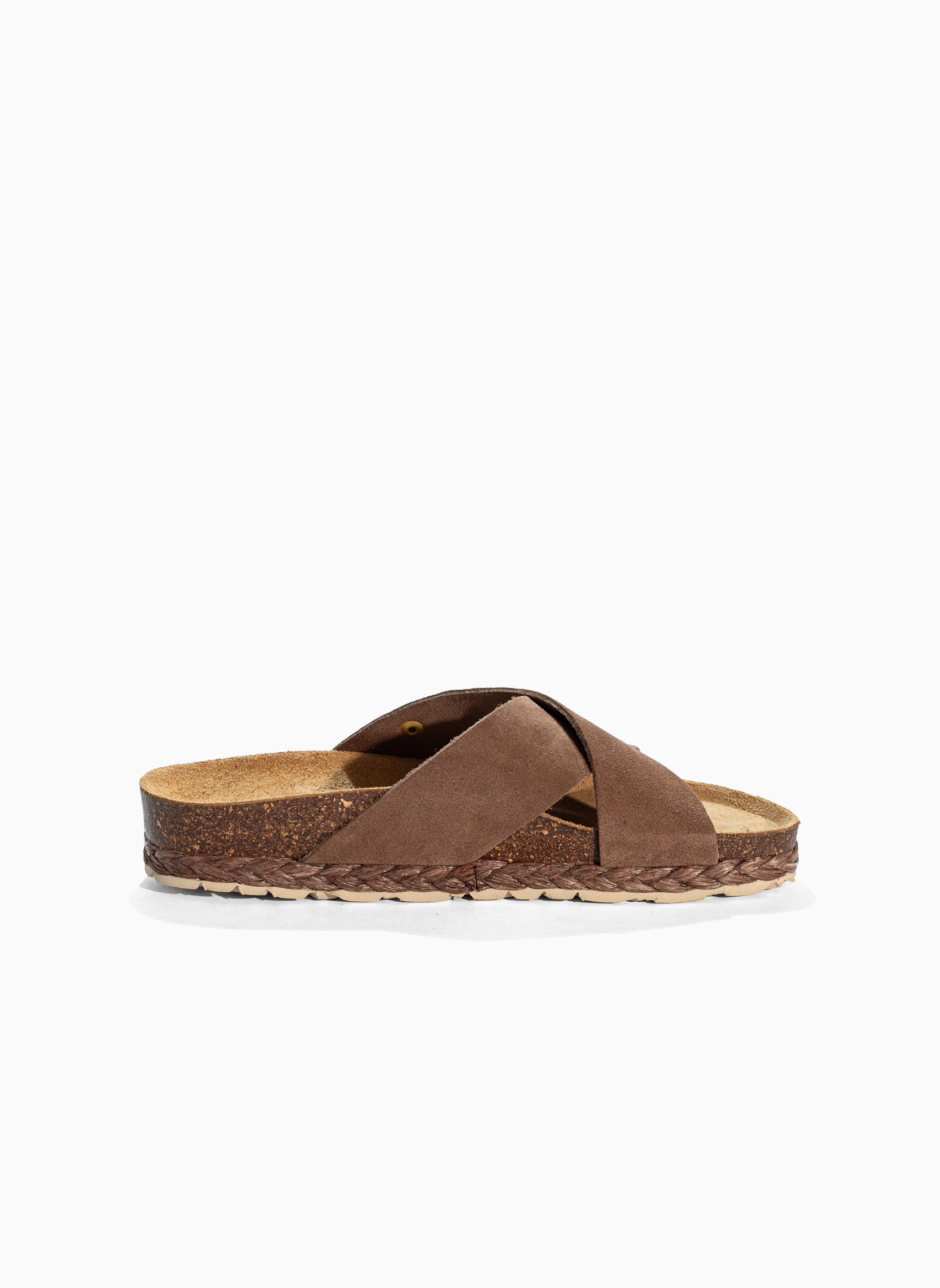 Mules en cuir suédé BURGOS femme beige Bayton Mules en cuir suédé BURGOS femme beige Beige