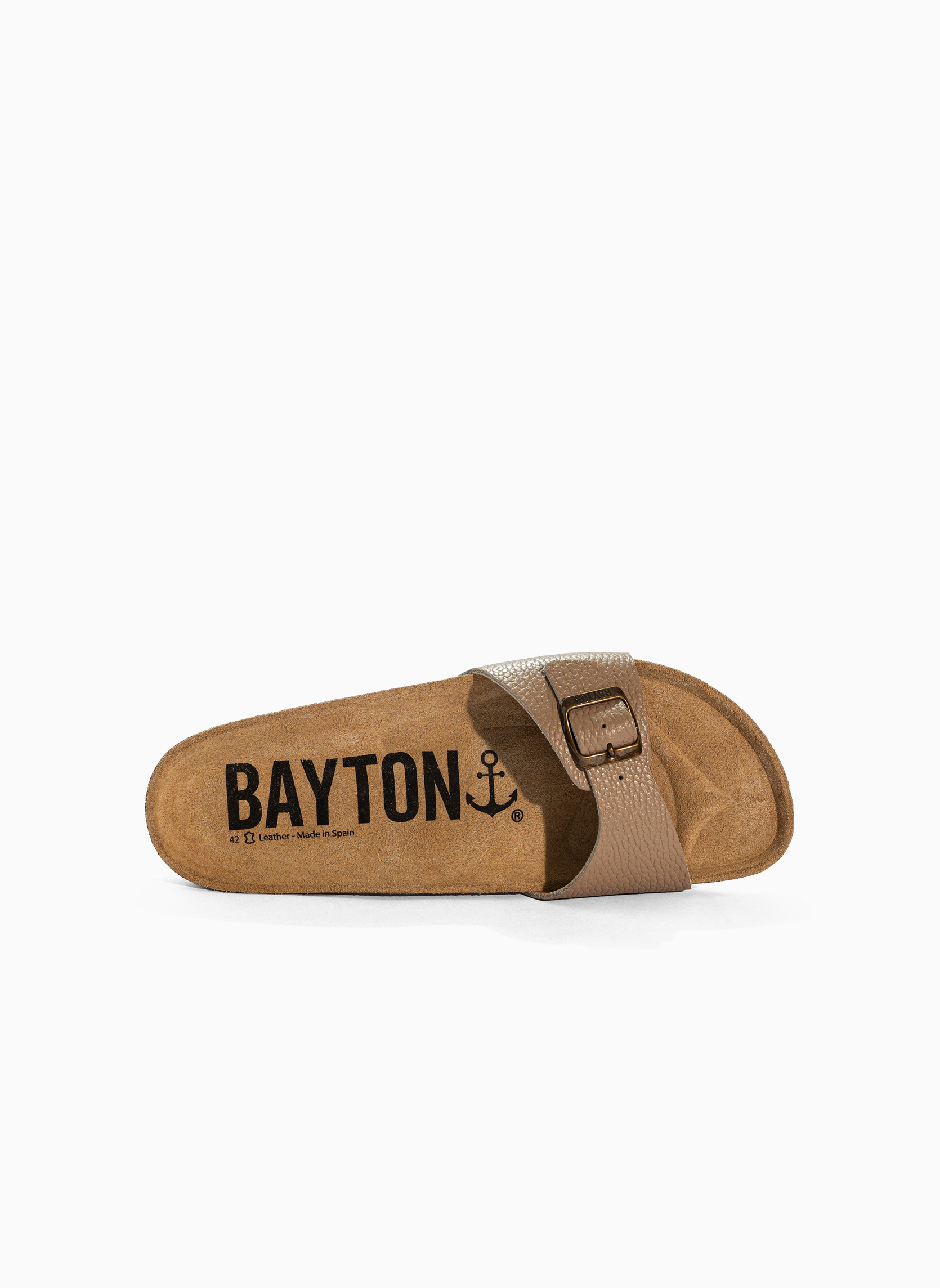 Mules en cuir ZEPHYR homme beige Bayton Mules en cuir ZEPHYR homme beige Beige