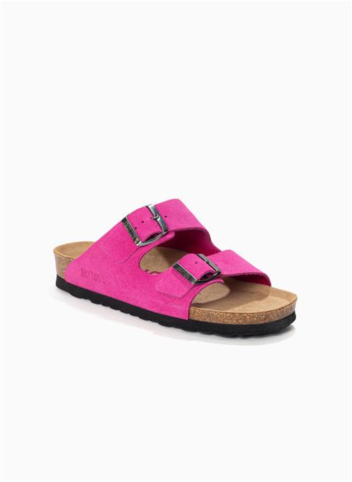 Bayton Mules en cuir suédé ATLAS femme rose