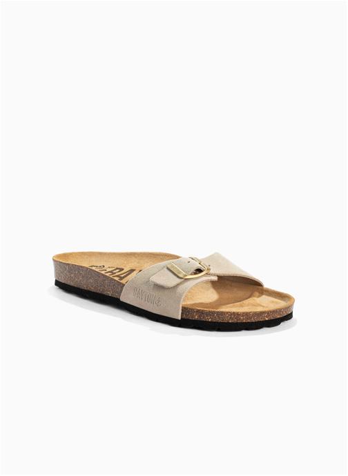 Bayton Mules en cuir suédé ZEPHYR femme beige