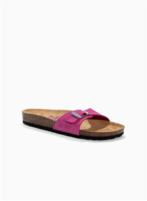 Bayton Mules en cuir suédé ZEPHYR femme rose