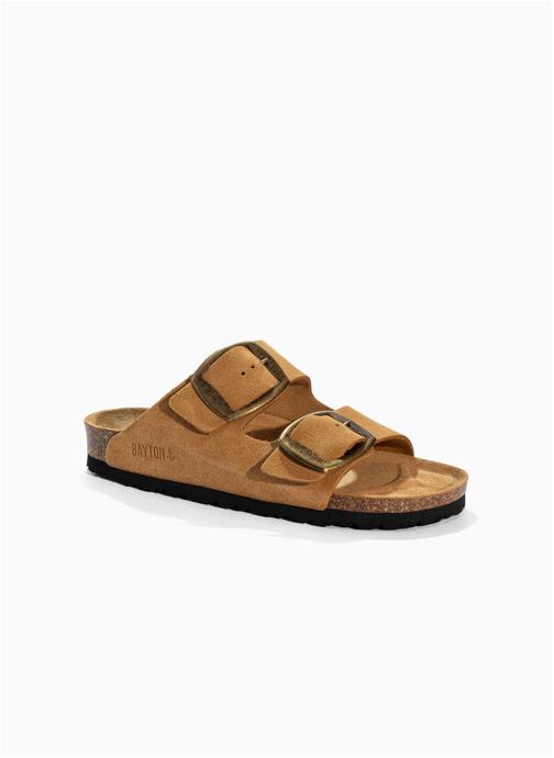 Bayton Mules en cuir suédé ALICANTE femme marron