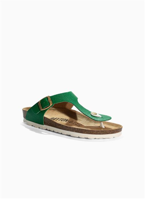 Bayton Mules en cuir MERCUR femme vert