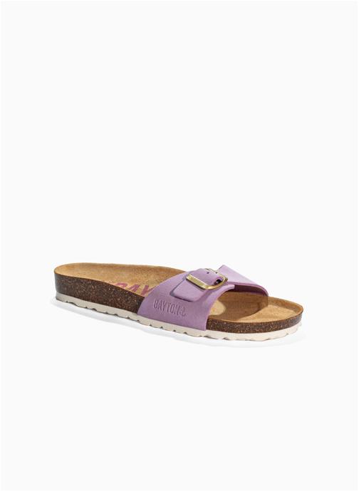 Bayton Mules en cuir suédé ZEPHYR femme violet