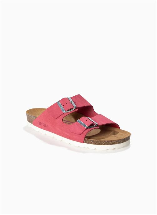 Bayton Mules en cuir suédé ATLAS femme rose
