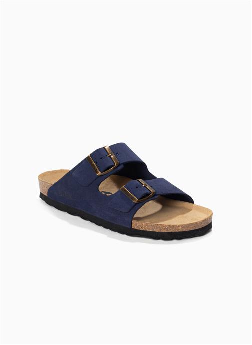 Bayton Mules en cuir suédé ATLAS femme bleu