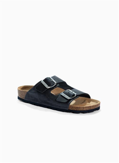 Bayton Mules et sabots en cuir ATLAS fille bleu