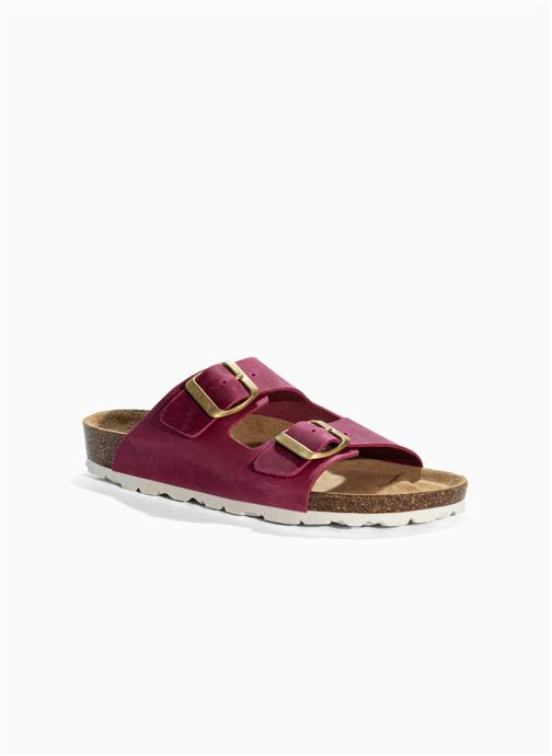 Bayton Mules et sabots en cuir ATLAS fille rose