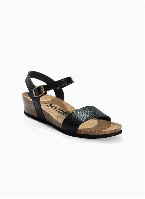 Bayton Mules en cuir WODONGA femme noir