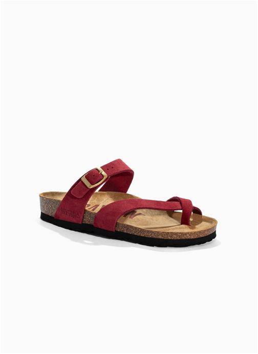 Bayton Mules en cuir suédé DIANE femme bordeaux