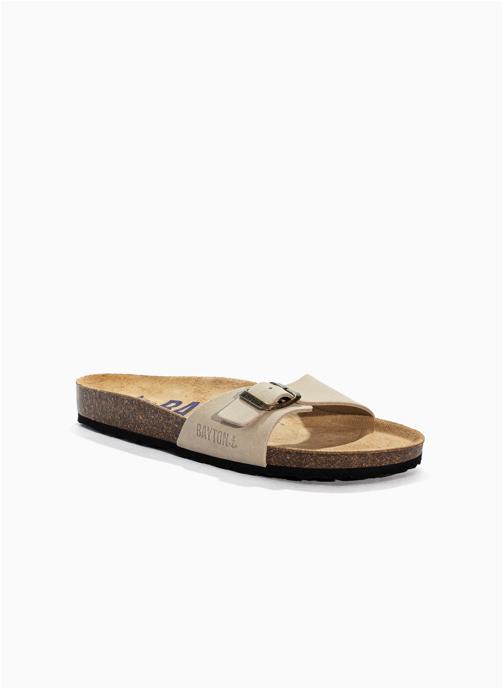 Bayton Mules en cuir suédé ZEPHYR femme beige