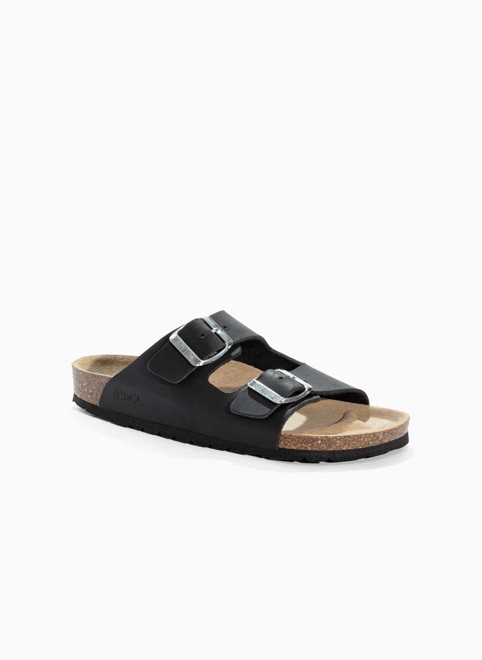 Mules et sabots en cuir ATLAS fille noir Bayton Mules et sabots en cuir ATLAS fille noir Noir