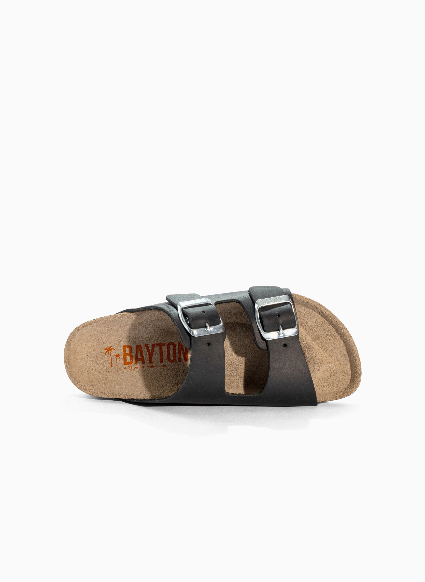 Mules et sabots en cuir ATLAS fille noir Bayton Mules et sabots en cuir ATLAS fille noir Noir
