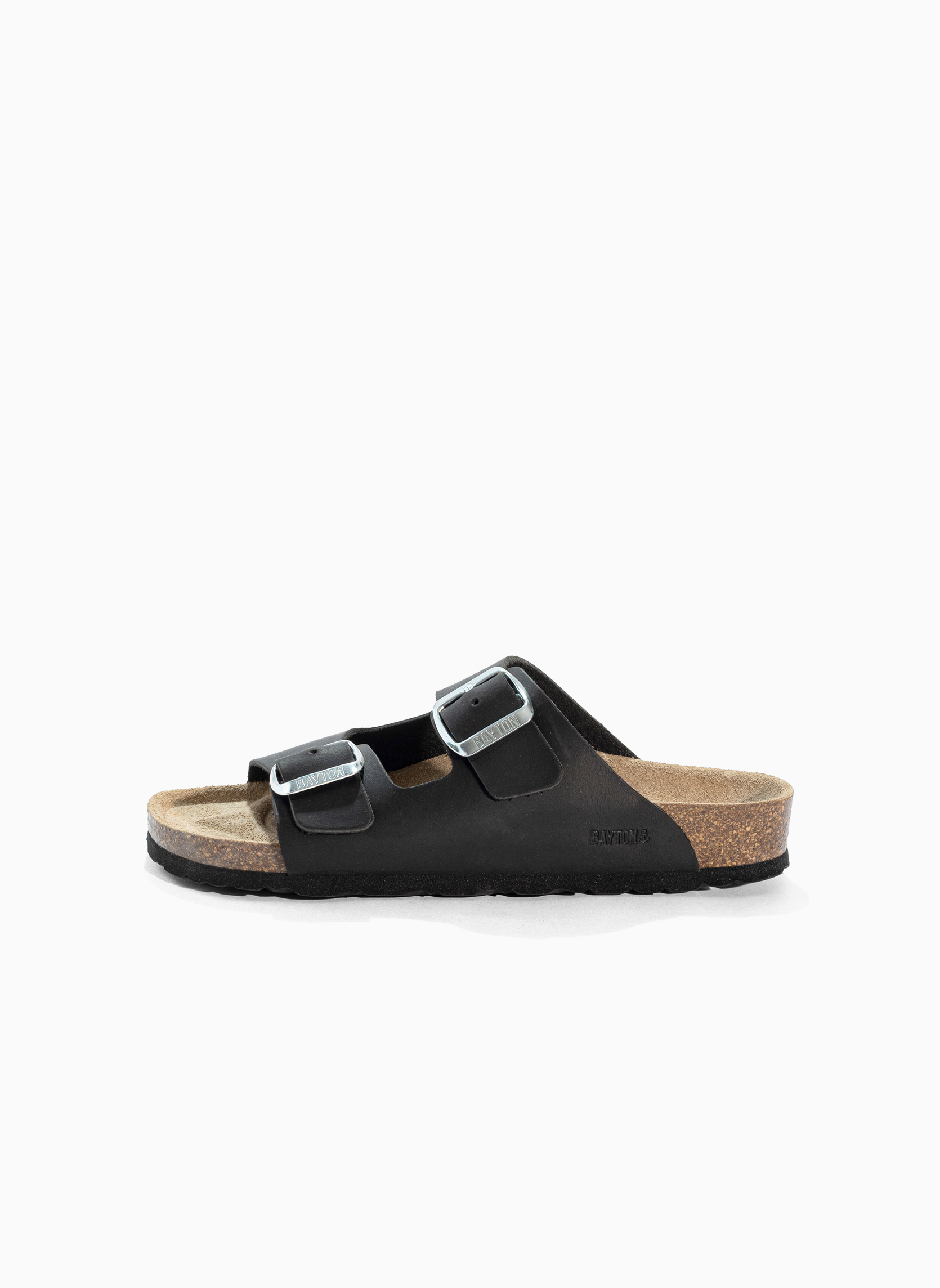 Mules et sabots en cuir ATLAS fille noir Bayton Mules et sabots en cuir ATLAS fille noir Noir