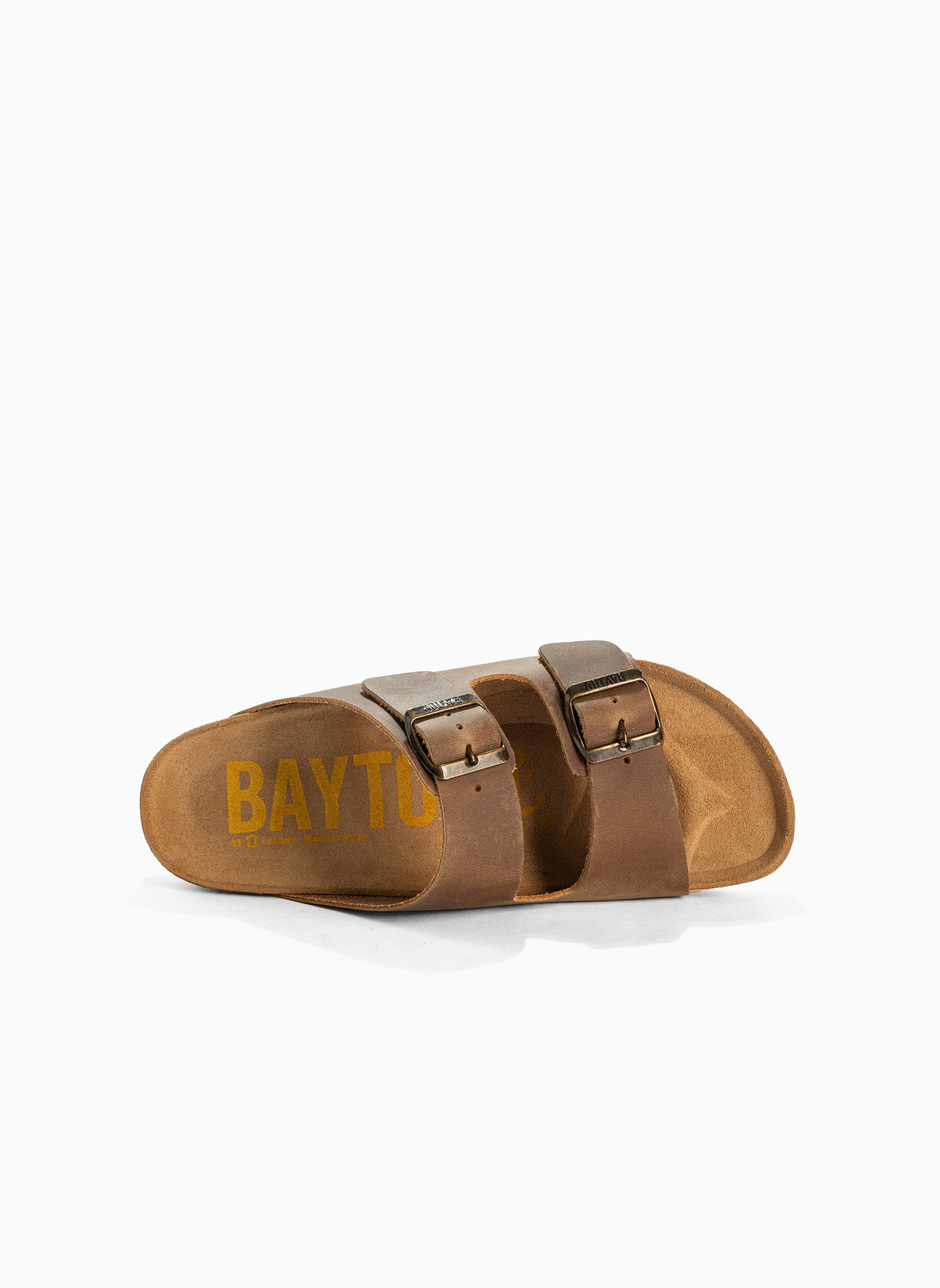 Mules et sabots en cuir ATLAS fille marron Bayton Mules et sabots en cuir ATLAS fille marron Marron