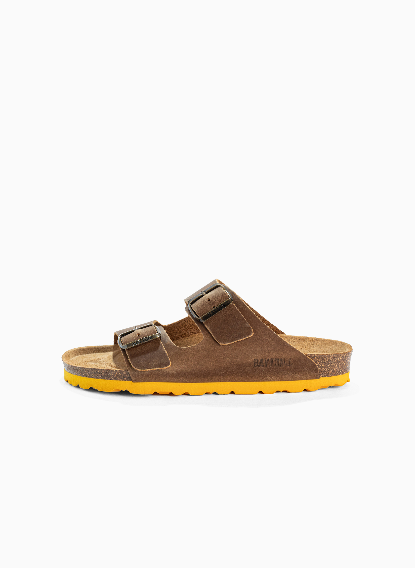 Mules et sabots en cuir ATLAS fille marron Bayton Mules et sabots en cuir ATLAS fille marron Marron