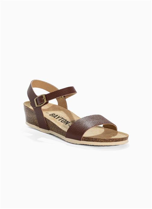 Bayton Mules en cuir WODONGA femme marron