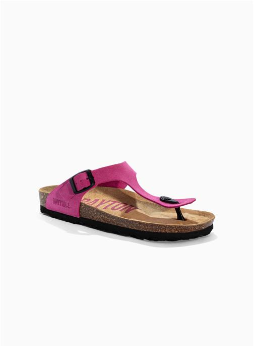 Bayton Mules en cuir suédé MERCURE femme rose