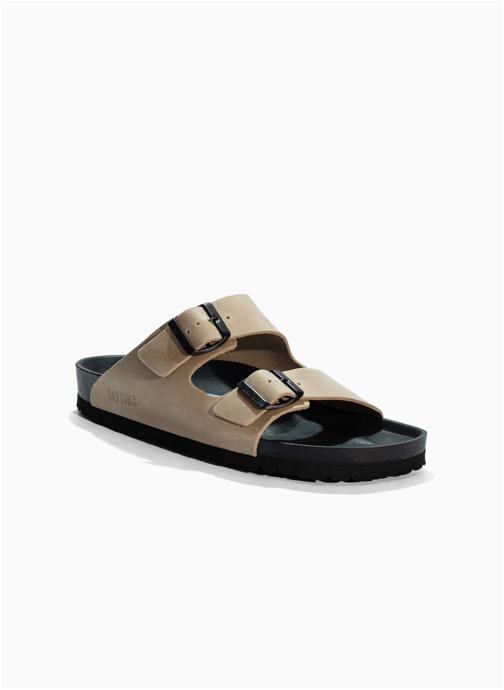 Bayton Mules en cuir ATLAS homme beige