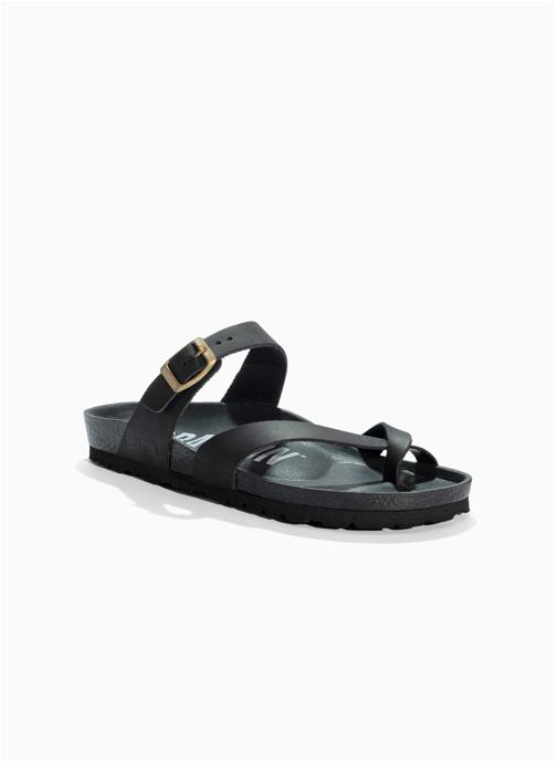 Bayton Mules en cuir DIANE femme noir