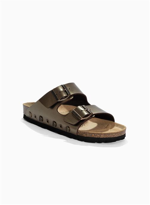 Bayton Mules RIVALTA femme or et bronze