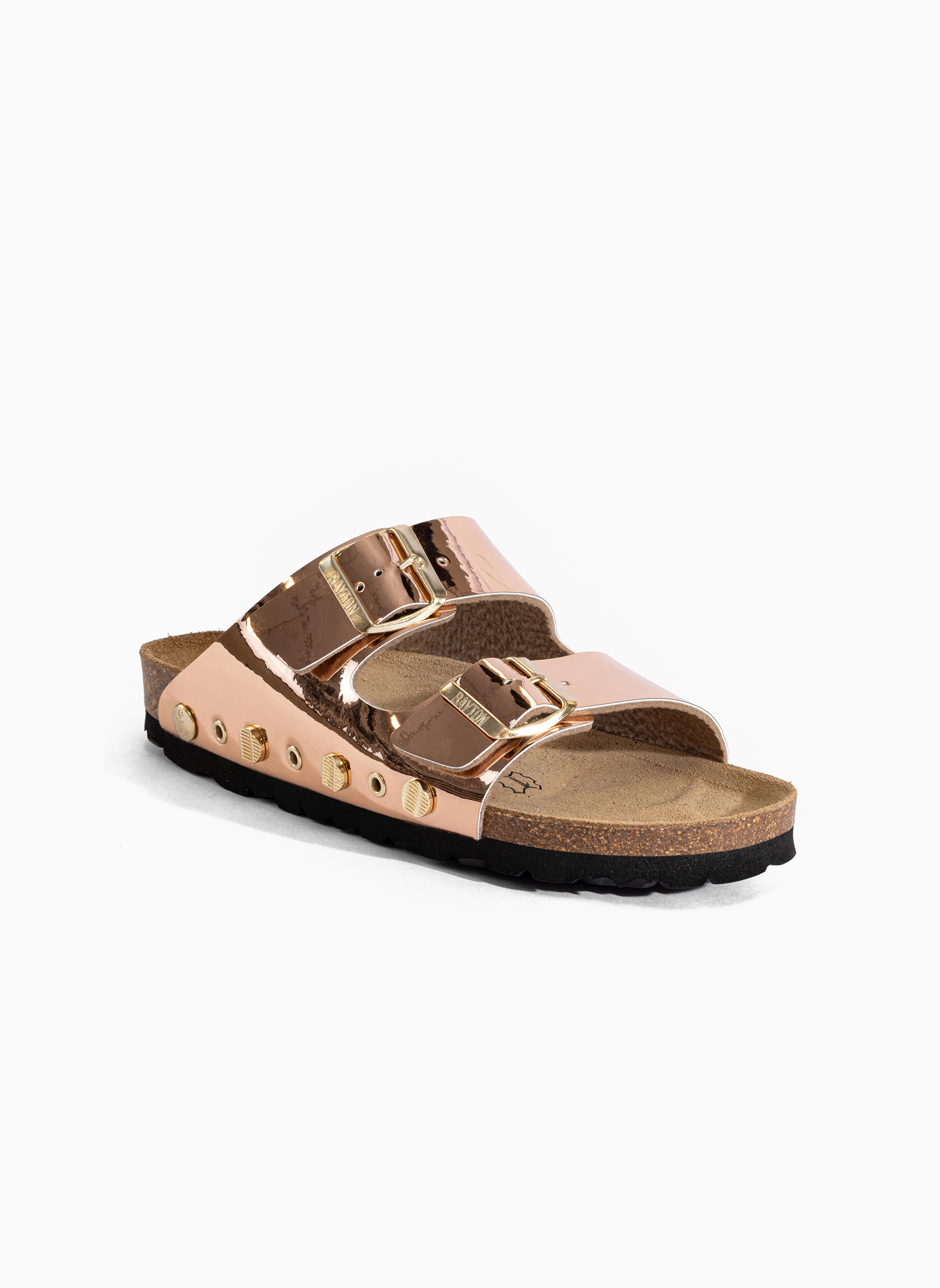 Mules RIVALTA femme rose Bayton Mules RIVALTA femme rose Rose Gold