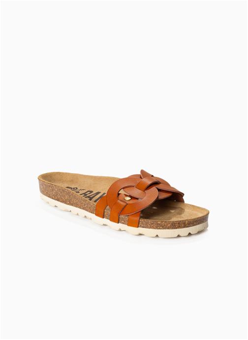 Bayton Mules en cuir TOPAZE femme marron