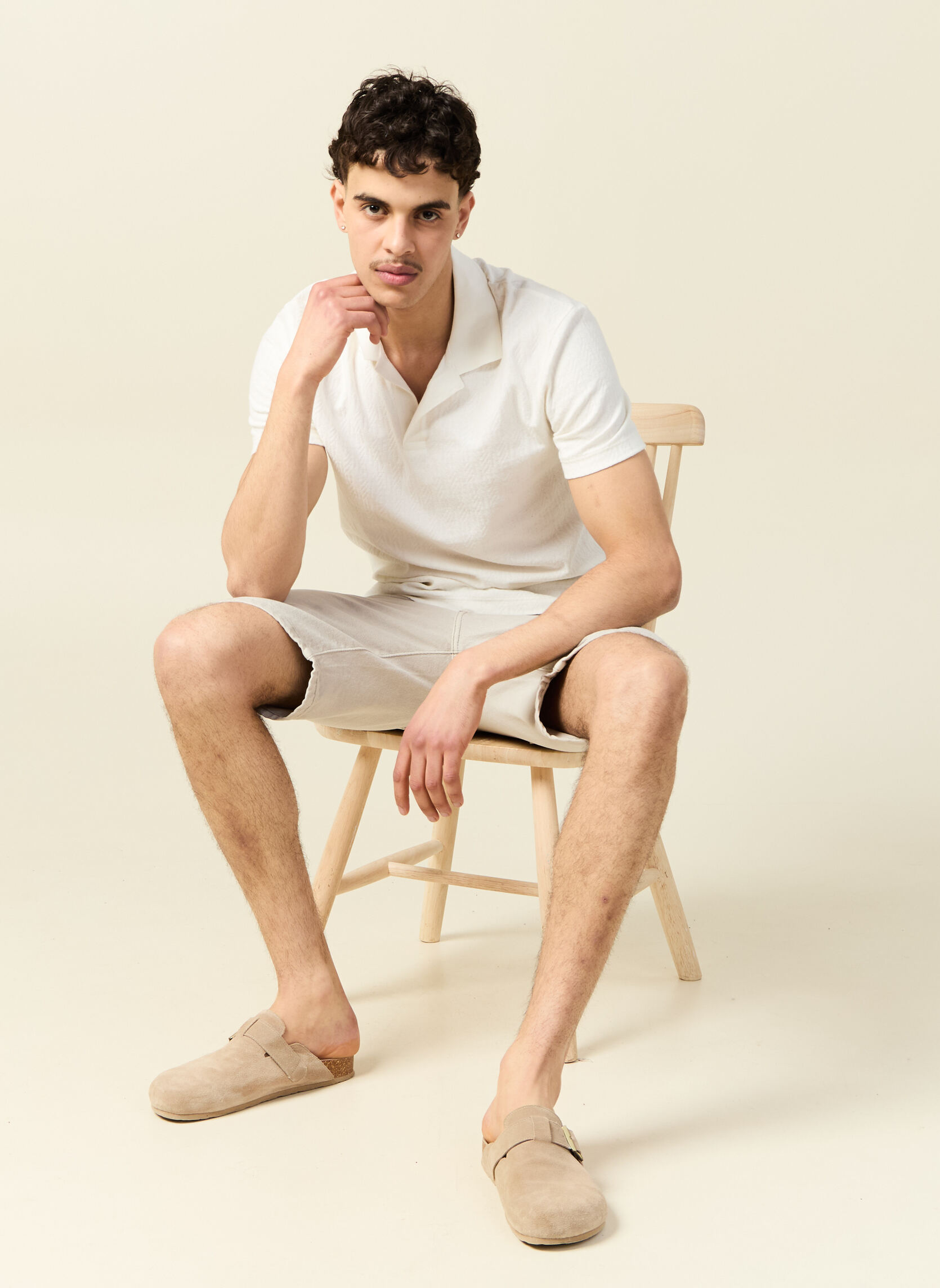 Polos POLOSPICE3H homme blanc Bonobo Polos POLOSPICE3H homme blanc Blanc