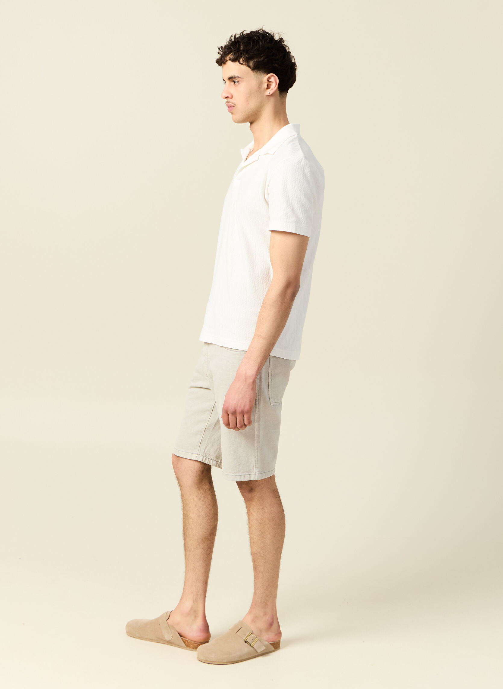 Polos POLOSPICE3H homme blanc Bonobo Polos POLOSPICE3H homme blanc Blanc