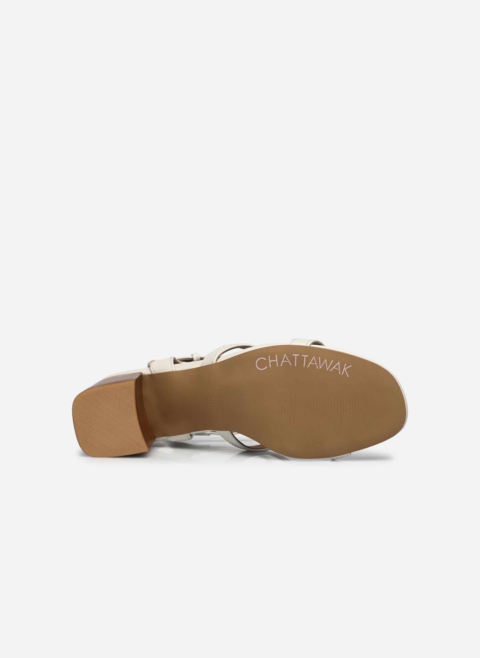 Sandalen LUNA 2 dames wit Chattawak Sandalen LUNA 2 dames wit ivoire