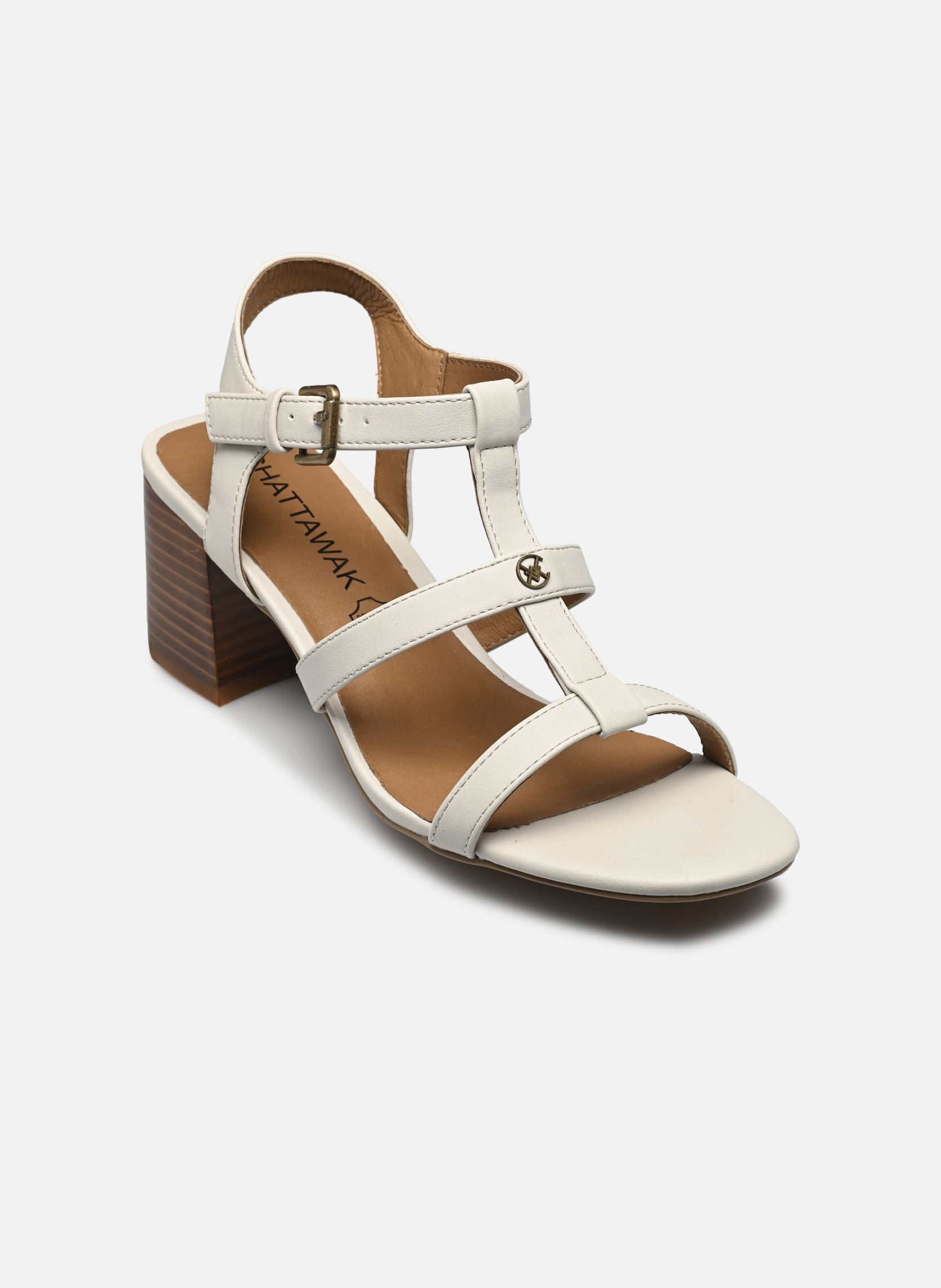 Sandalen LUNA 2 dames wit Chattawak Sandalen LUNA 2 dames wit ivoire
