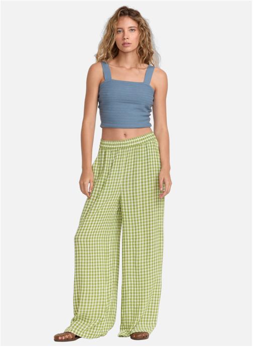 RVCA Pantalons droit New Yume femme vert