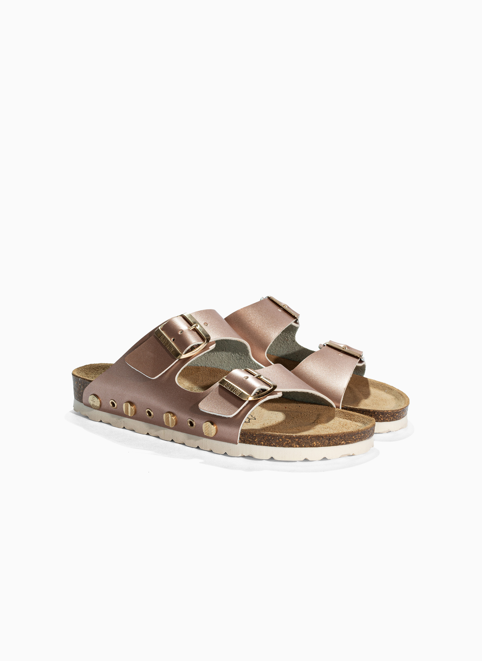 Mules RIVALTA femme rose Bayton Mules RIVALTA femme rose Rose Gold