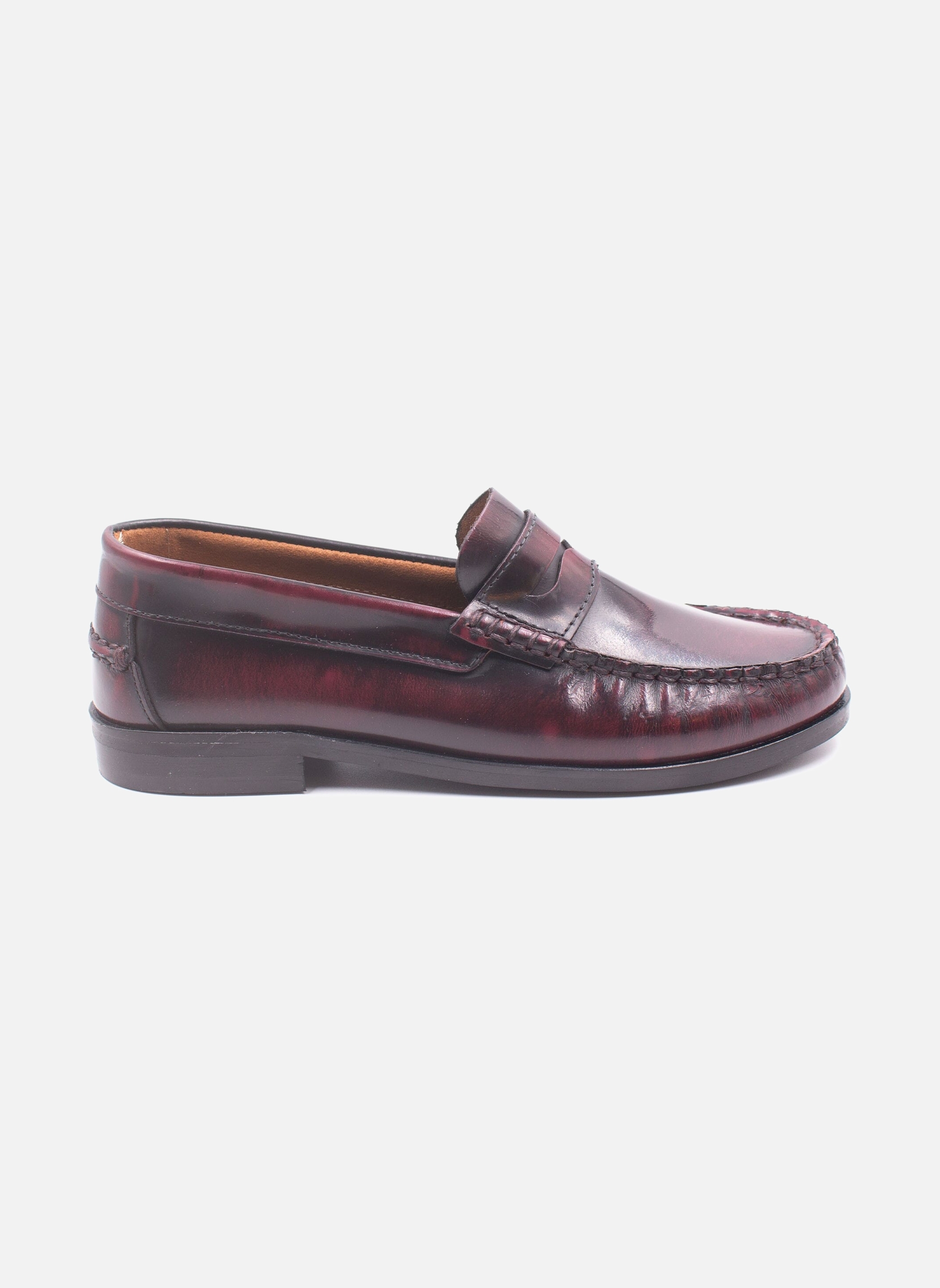 Mocassins Mocassin garçon garçon bordeaux Boni & Sidonie Mocassins Mocassin garçon garçon bordeaux Bordeaux