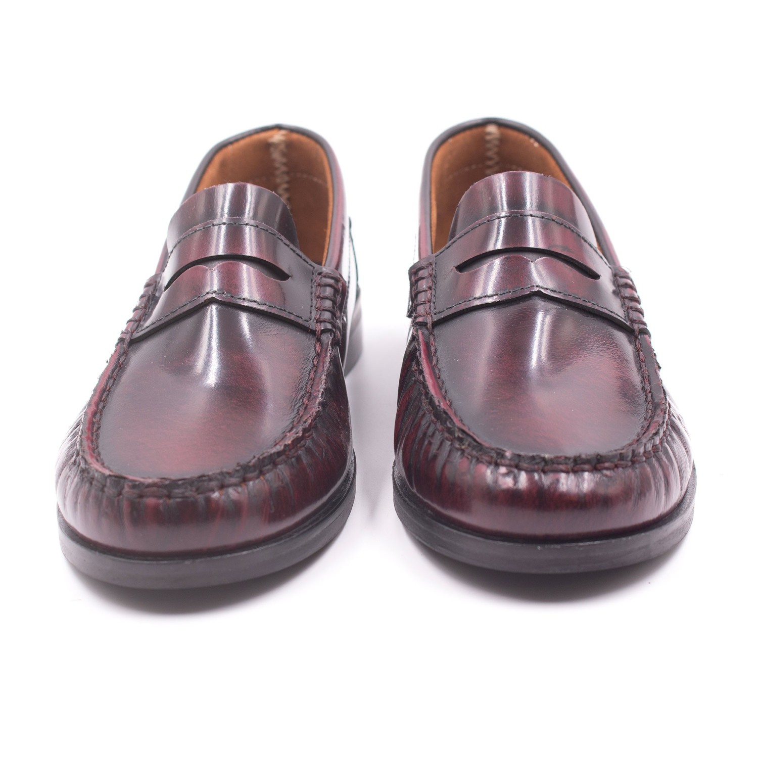 Mocassins Mocassin garçon garçon bordeaux Boni & Sidonie Mocassins Mocassin garçon garçon bordeaux Bordeaux