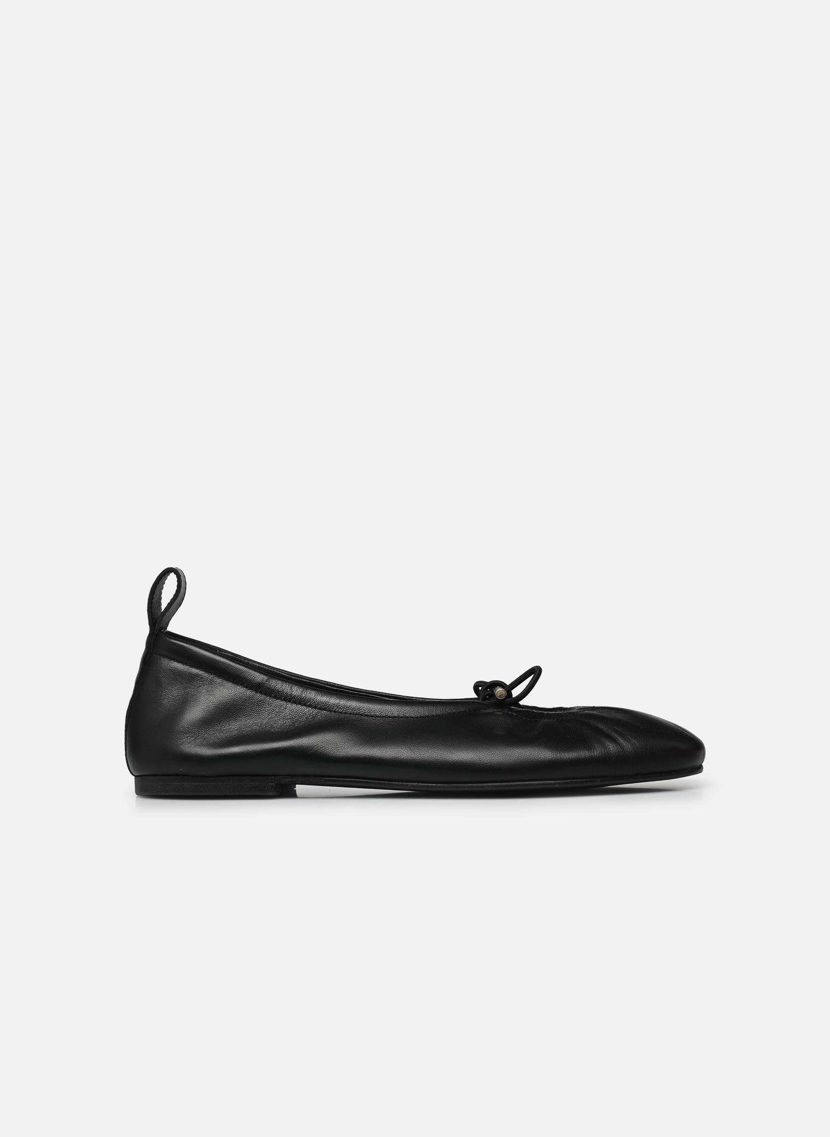 Klassieke ballerina's Rosalind dames zwart Alohas Klassieke ballerina's Rosalind dames zwart BLACK LEATHER