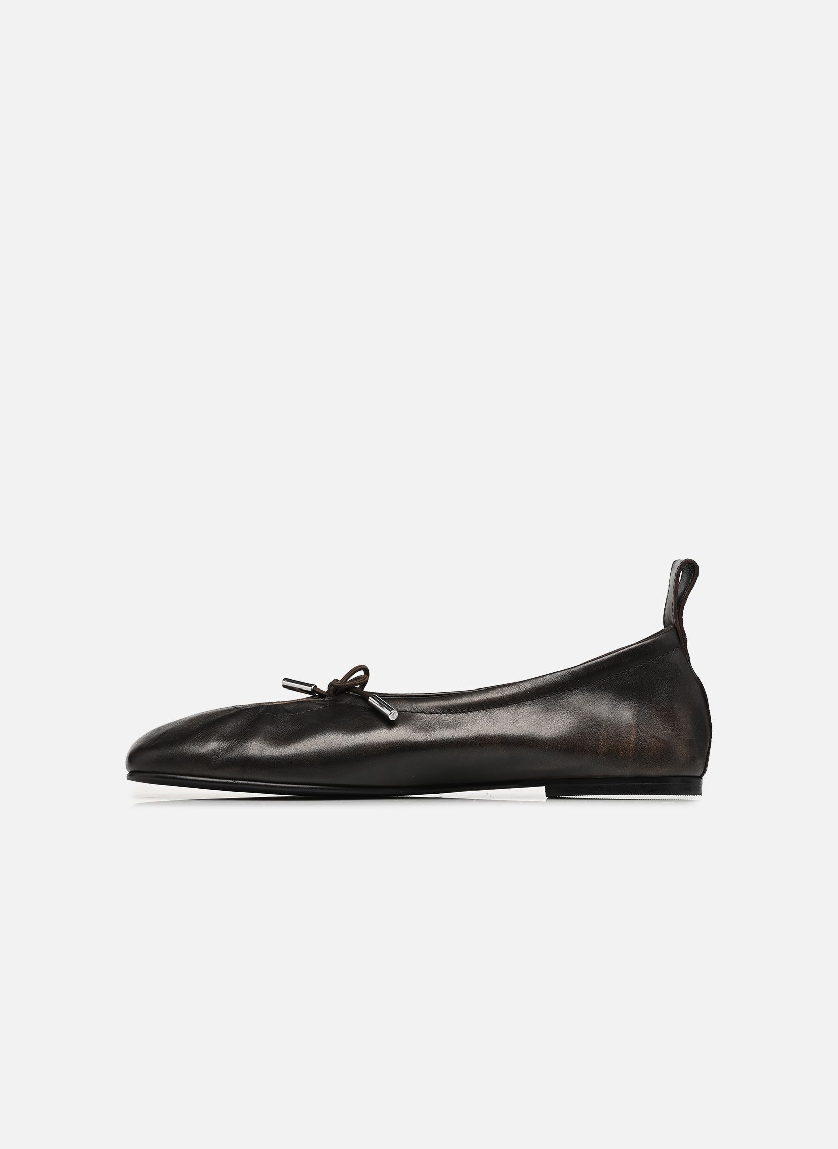 Klassieke ballerina's Rosalind dames bruin Alohas Klassieke ballerina's Rosalind dames bruin BRUSHED BROWN LEATHER