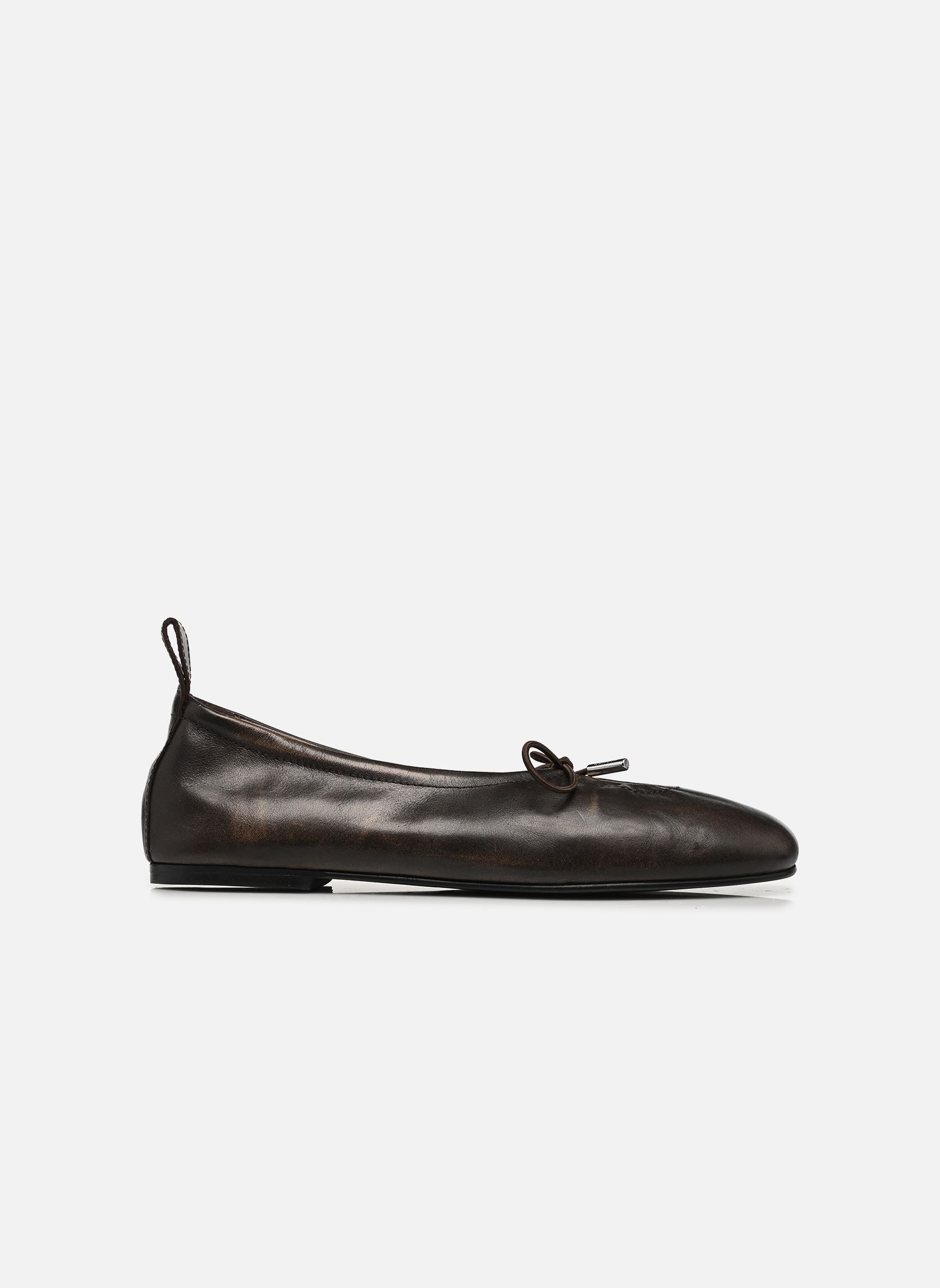 Klassieke ballerina's Rosalind dames bruin Alohas Klassieke ballerina's Rosalind dames bruin BRUSHED BROWN LEATHER