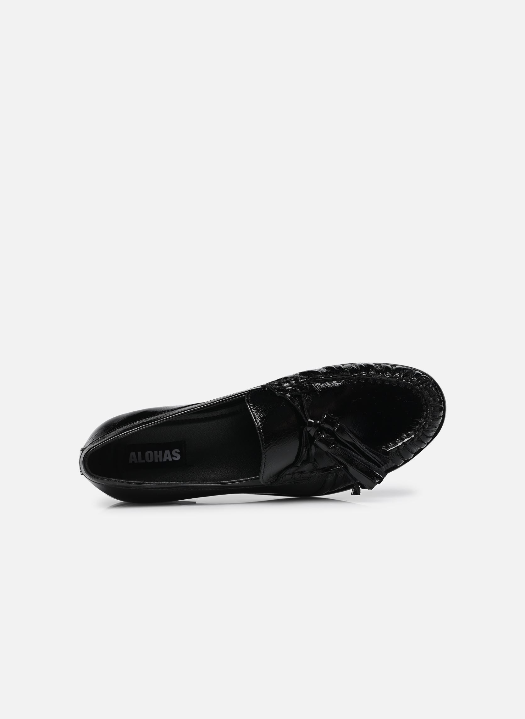 Mocassins Marietta Onix dames zwart Alohas Mocassins Marietta Onix dames zwart BLACK LEATHER