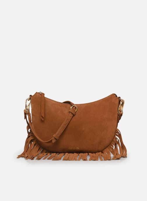 Nat & Nin Sacs bandoulière Lune Frange femme marron