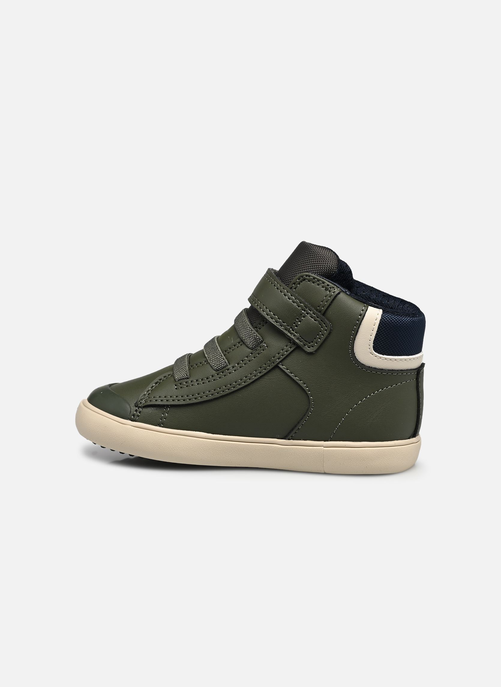 Hoge sneakers B GISLI BOY D jongens groen Geox Hoge sneakers B GISLI BOY D jongens groen DK GREEN/NAVY