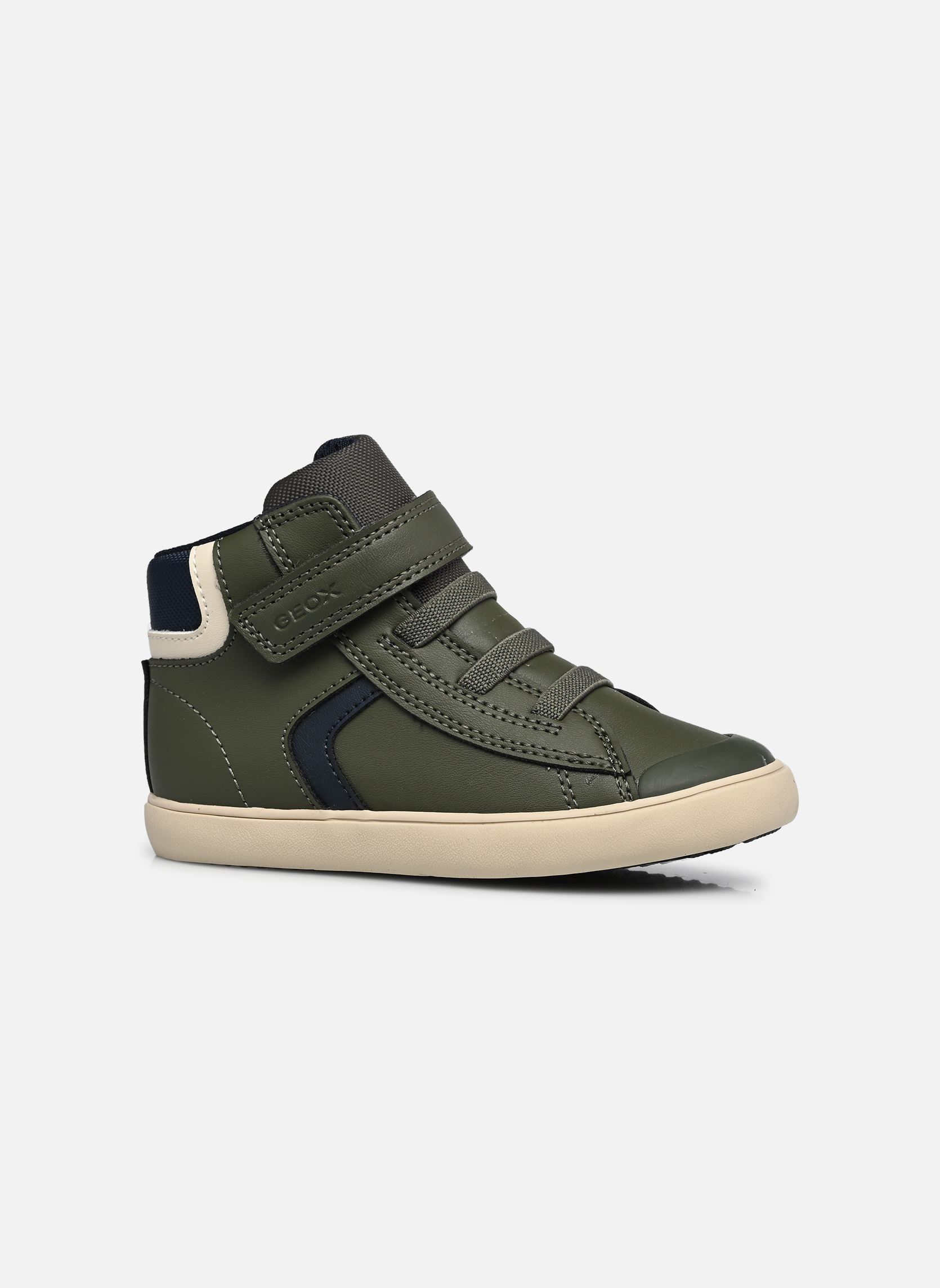 Hoge sneakers B GISLI BOY D jongens groen Geox Hoge sneakers B GISLI BOY D jongens groen DK GREEN/NAVY