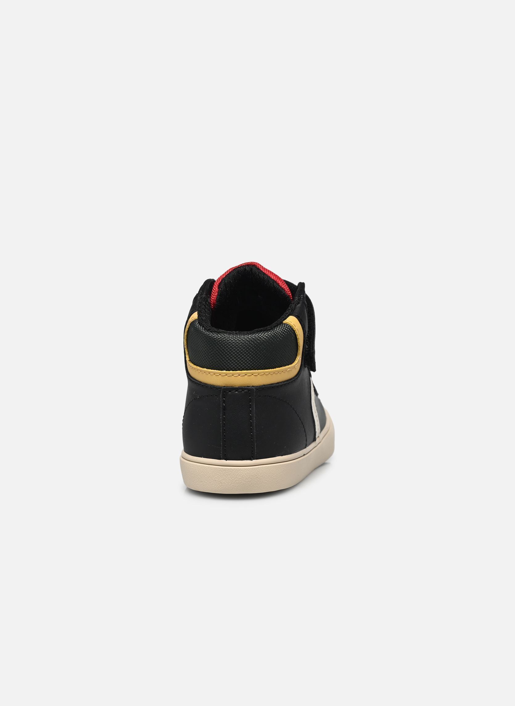 Sneakers alte B GISLI BOY D nero Geox Sneakers alte B GISLI BOY D nero BLACK/DK GREEN