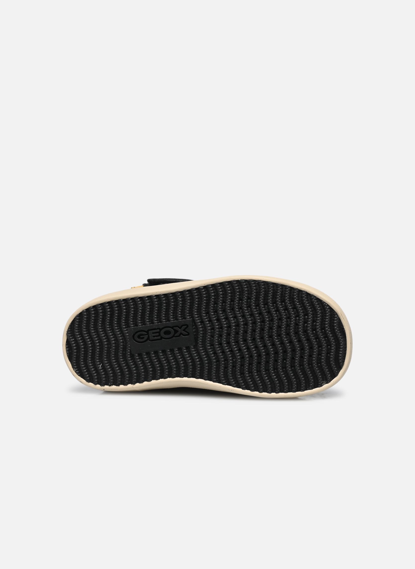 Sneakers alte B GISLI BOY D nero Geox Sneakers alte B GISLI BOY D nero BLACK/DK GREEN