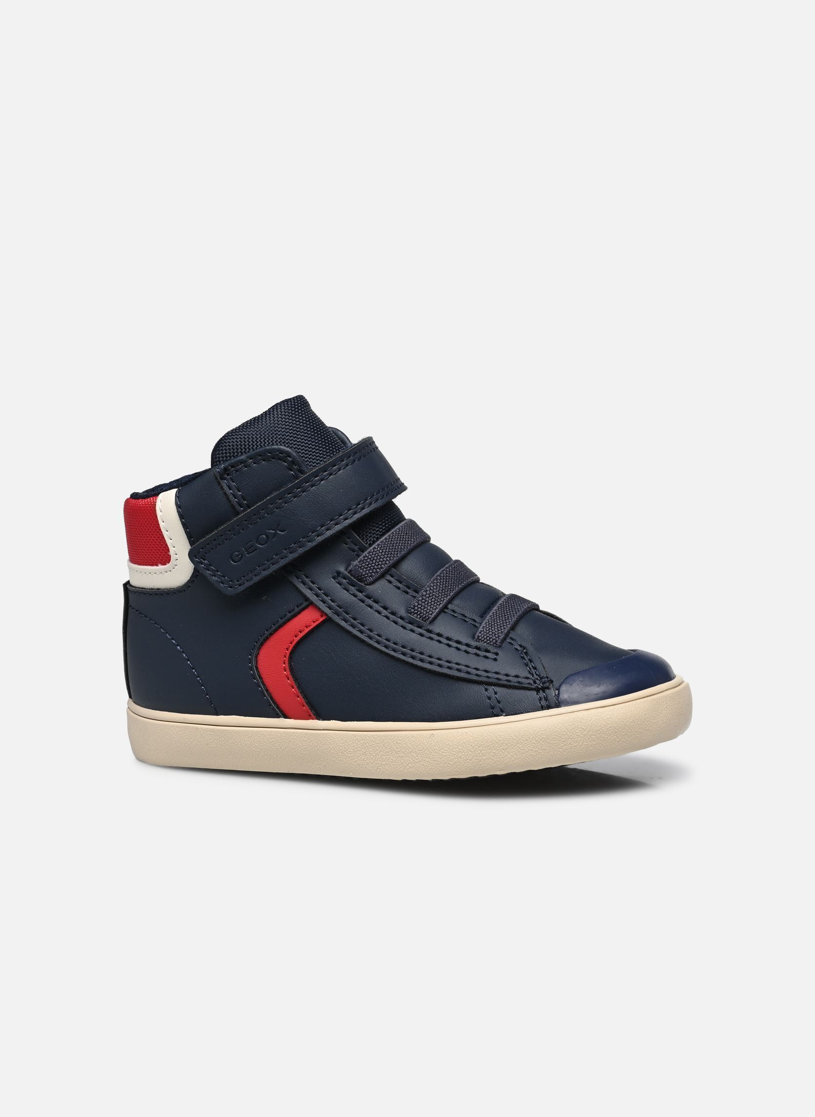 Baskets hautes B GISLI BOY D bleu Geox Baskets hautes B GISLI BOY D bleu BLEU MARINE / ROUGE