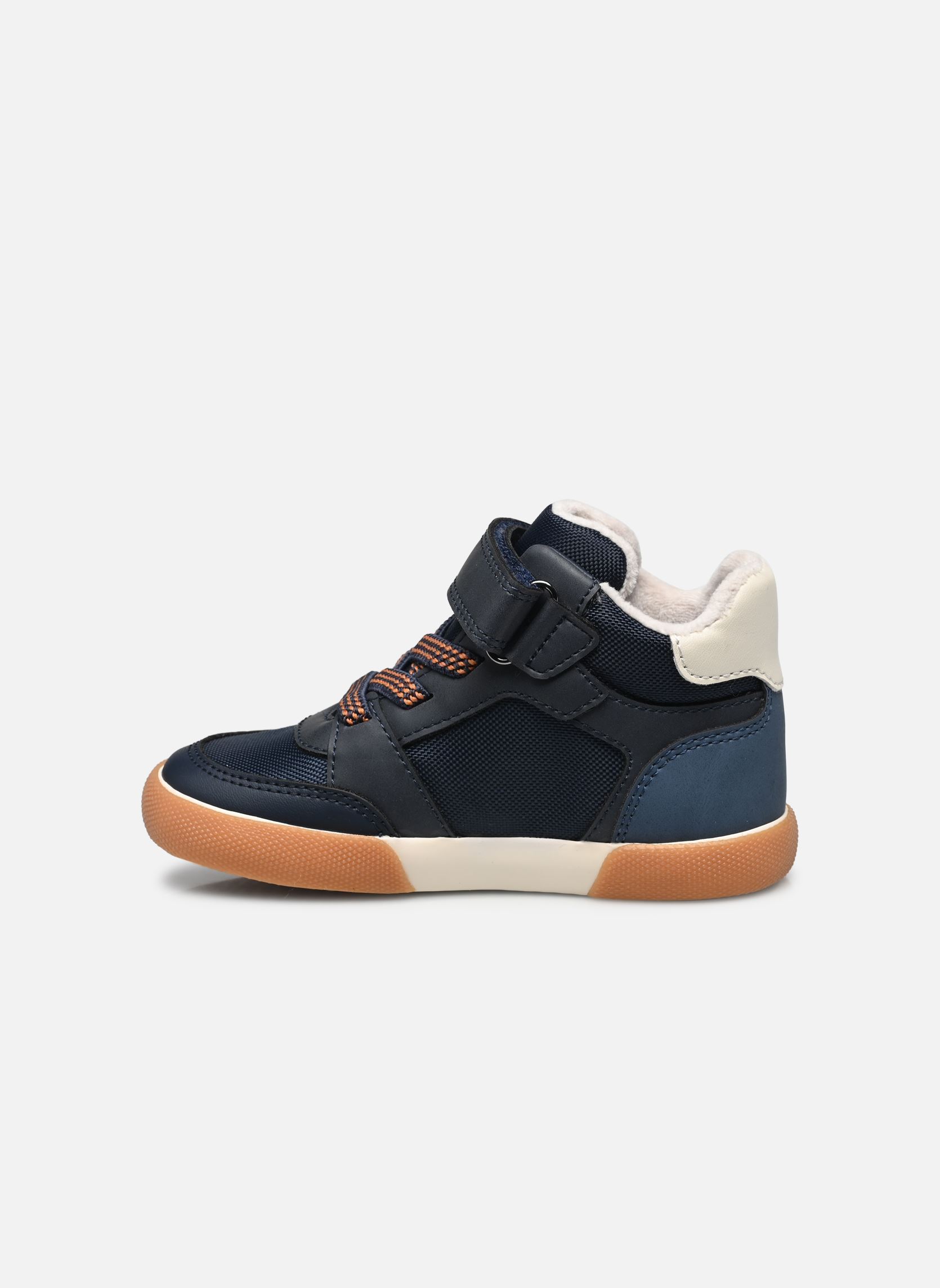 Baskets hautes B GISLI BOY E bleu Geox Baskets hautes B GISLI BOY E bleu Bl Mar/Orange Foncé