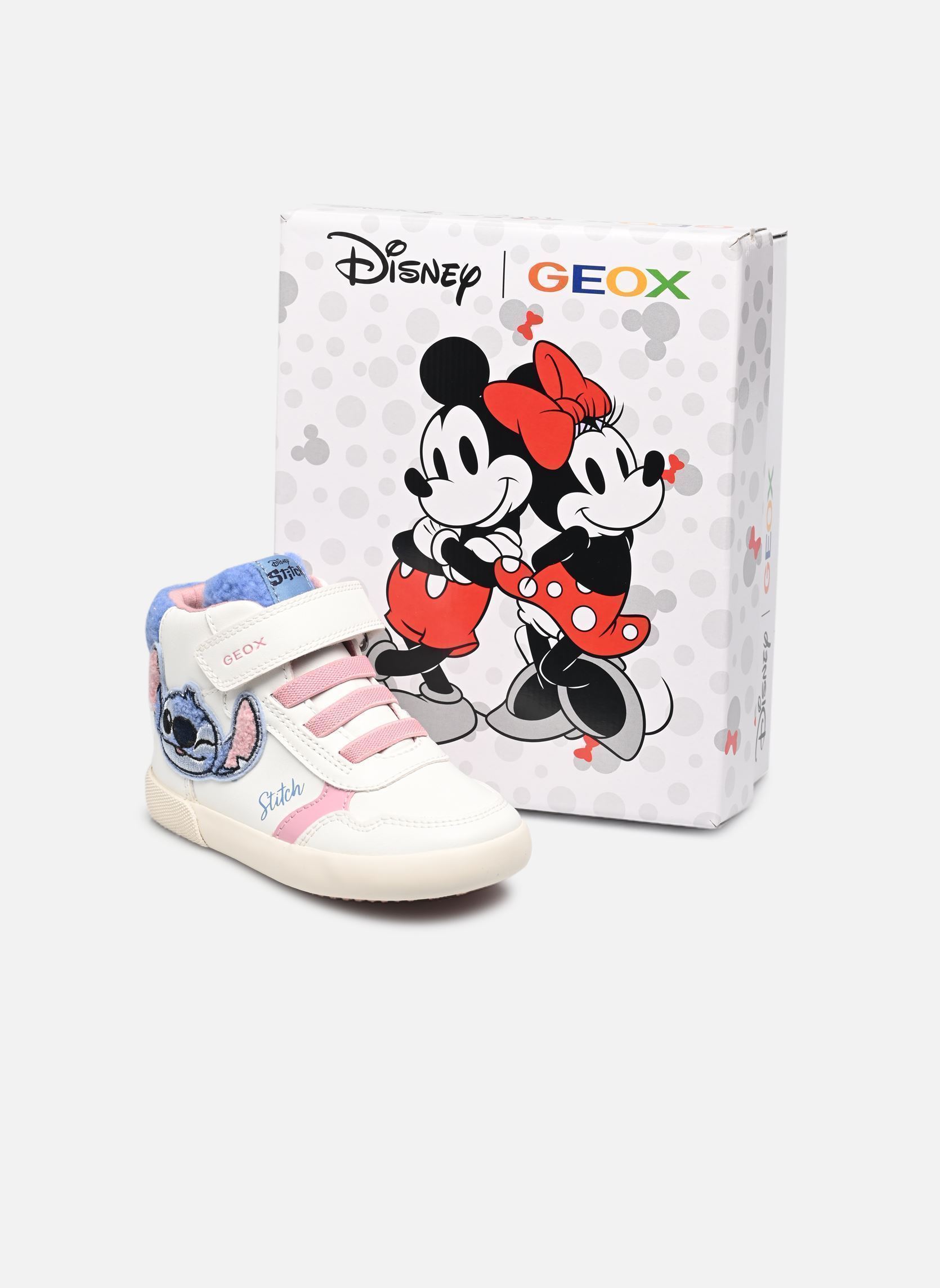 Baskets hautes B GISLI GIRL F fille blanc Geox Baskets hautes B GISLI GIRL F fille blanc WHITE/SKY